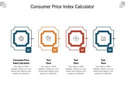Consumer price index calculator ppt powerpoint presentation icon layout ideas cpb