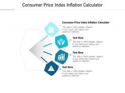 Consumer price index inflation calculator ppt powerpoint presentation icon guidelines cpb