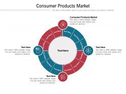 Consumer products market ppt powerpoint presentation visual aids background images cpb