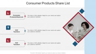 Consumer Products Share List In Powerpoint And Google Slides Cpb