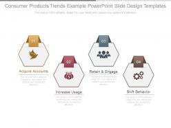 Consumer products trends example powerpoint slide design templates