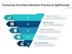 Consumer purchase decision process in split funnel