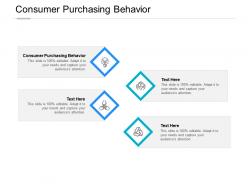 Consumer purchasing behavior ppt powerpoint presentation styles graphic tips cpb