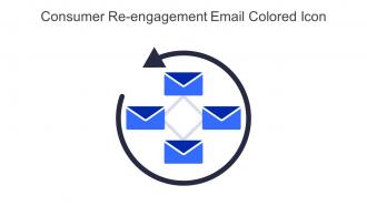 Consumer Re Engagement Email Colored Icon In Powerpoint Pptx Png And Editable Eps Format