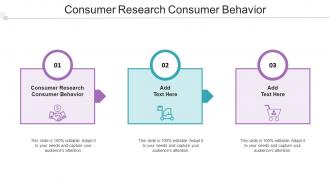 Consumer Research Consumer Behavior In Powerpoint And Google Slides Cpb
