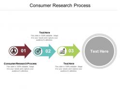 Consumer research process ppt powerpoint presentation file ideas cpb