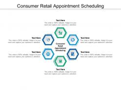 Consumer retail appointment scheduling ppt powerpoint presentation outline good cpb