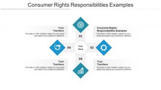 Consumer rights responsibilities examples ppt powerpoint presentation slides format cpb