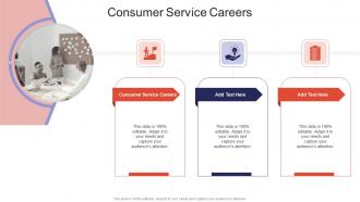 Consumer Service Careers In Powerpoint And Google Slides Cpb