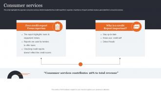 Consumer Services Consumer Credit Reporting Company Profile Cp SS V