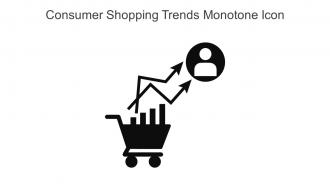 Consumer Shopping Trends Monotone Icon In Powerpoint Pptx Png And Editable Eps Format