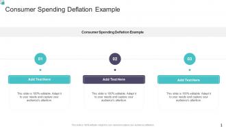 Consumer Spending Deflation Example In Powerpoint And Google Slides Cpb