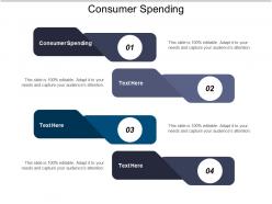 Consumer spending ppt powerpoint presentation ideas example cpb