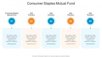 Consumer Staples Mutual Fund In Powerpoint And Google Slides Cpb