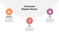 Consumer staples sector ppt powerpoint presentation styles clipart cpb