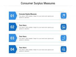 Consumer surplus measures ppt powerpoint presentation slides skills cpb