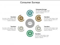 Consumer surveys ppt powerpoint presentation model smartart cpb
