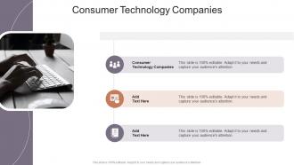 Consumer Technology Companies In Powerpoint And Google Slides Cpb