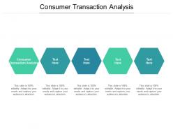 Consumer transaction analysis ppt powerpoint presentation model graphics cpb