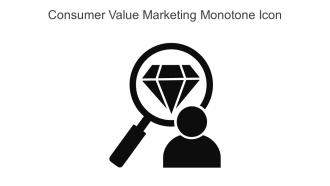 Consumer Value Marketing Monotone Icon In Powerpoint Pptx Png And Editable Eps Format