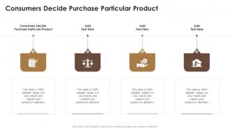 Consumers Decide Purchase Particular Product In Powerpoint And Google Slides Cpb