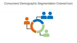 Consumers Demographic Segmentation Colored Icon In Powerpoint Pptx Png And Editable Eps Format