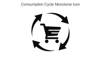 Consumption Cycle Monotone Icon In Powerpoint Pptx Png And Editable Eps Format