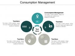 Consumption management ppt powerpoint presentation layouts maker cpb