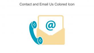Contact And Email Us Colored Icon In Powerpoint Pptx Png And Editable Eps Format