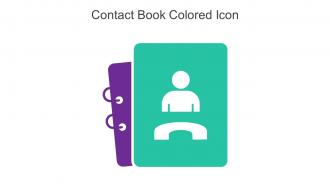 Contact Book Colored Icon In Powerpoint Pptx Png And Editable Eps Format