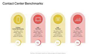 Contact Center Benchmarks In Powerpoint And Google Slides Cpb