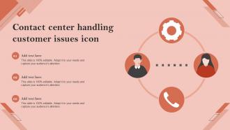 Contact Center Handling Customer Issues Icon