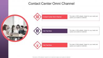Contact Center Omni Channel In Powerpoint And Google Slides Cpb