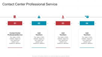 Contact Center Professional Service In Powerpoint And Google Slides Cpb