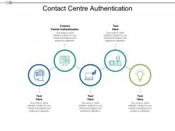 Contact centre authentication ppt powerpoint presentation model example file cpb