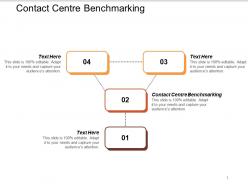 Contact centre benchmarking ppt powerpoint presentation file graphics pictures cpb