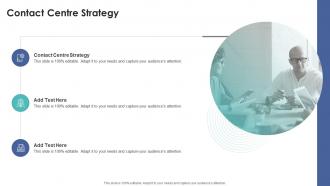 Contact Centre Strategy In Powerpoint And Google Slides Cpb