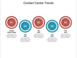 Contact centre trends ppt powerpoint presentation diagram graph charts cpb