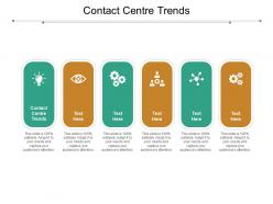 Contact centre trends ppt powerpoint presentation model design templates cpb