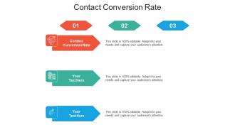 Contact conversion rate ppt powerpoint presentation layouts graphics cpb
