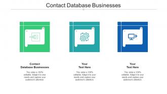 Contact database businesses ppt powerpoint presentation infographics elements cpb