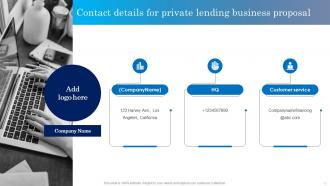 Contact Details For Private Lending Business Proposal Ppt Powerpoint Presentation File Ideas