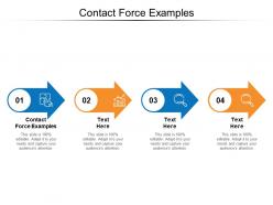 Contact force examples ppt powerpoint presentation outline maker cpb