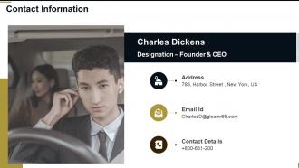 Contact information gleamr investor funding elevator pitch deck