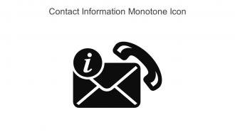 Contact Information Monotone Icon In Powerpoint Pptx Png And Editable Eps Format