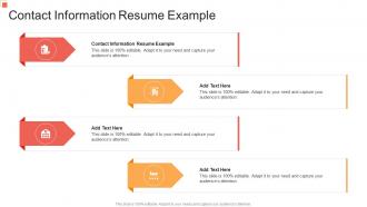 Contact Information Resume Example In Powerpoint And Google Slides Cpb