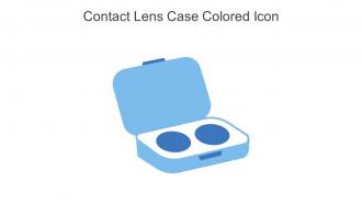 Contact Lens Case Colored Icon In Powerpoint Pptx Png And Editable Eps Format