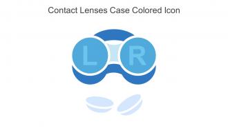 Contact Lenses Case Colored Icon In Powerpoint Pptx Png And Editable Eps Format