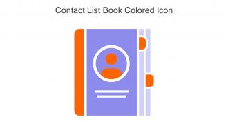 Contact List Book Colored Icon In Powerpoint Pptx Png And Editable Eps Format