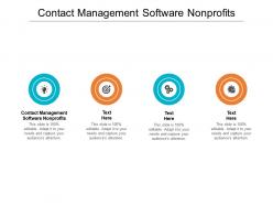 Contact management software nonprofits ppt powerpoint presentation ideas good cpb